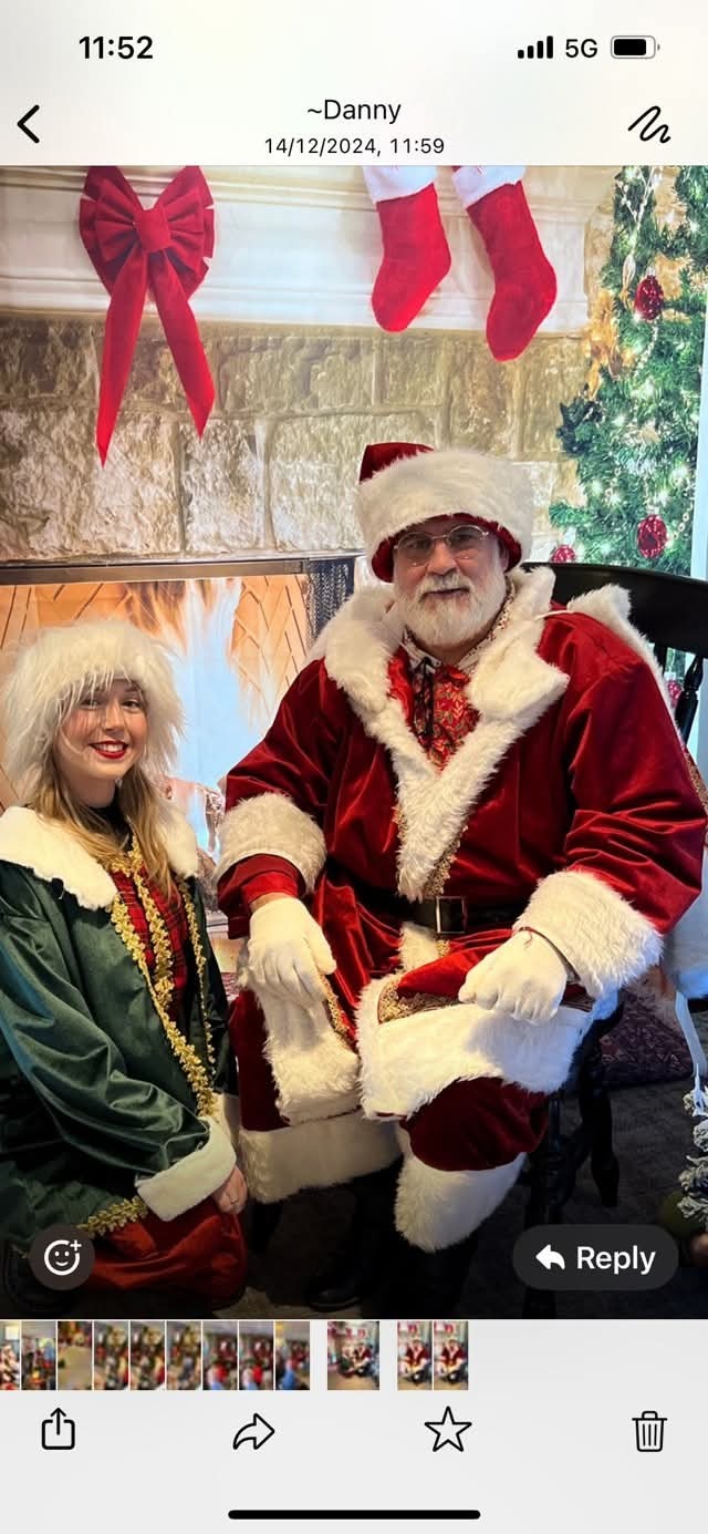 Santa's brave the shave campaign photo, 2 of 3