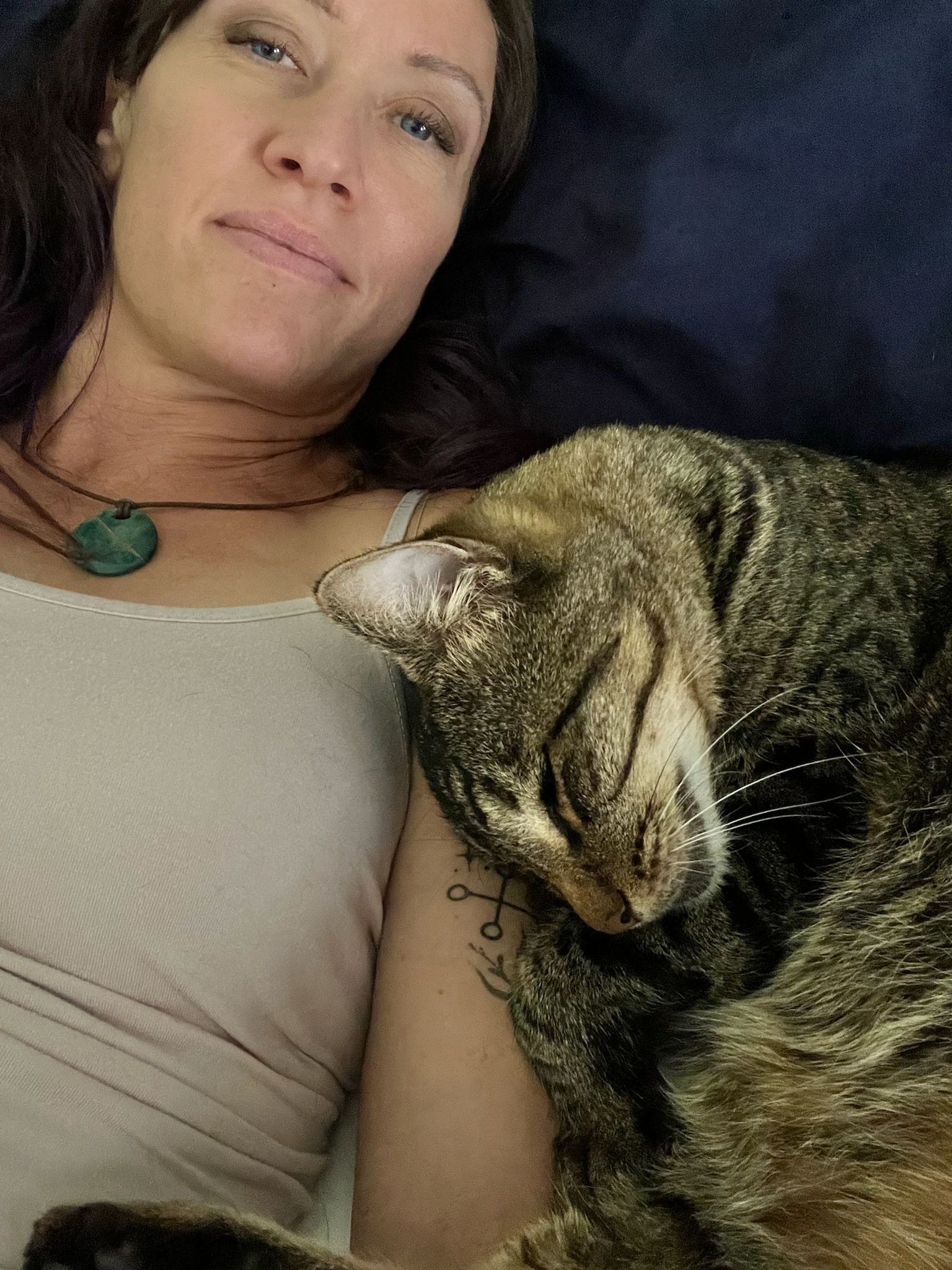 Let's help Kaia and her cat Fudge get back on their feet campaign photo, 2 of 8