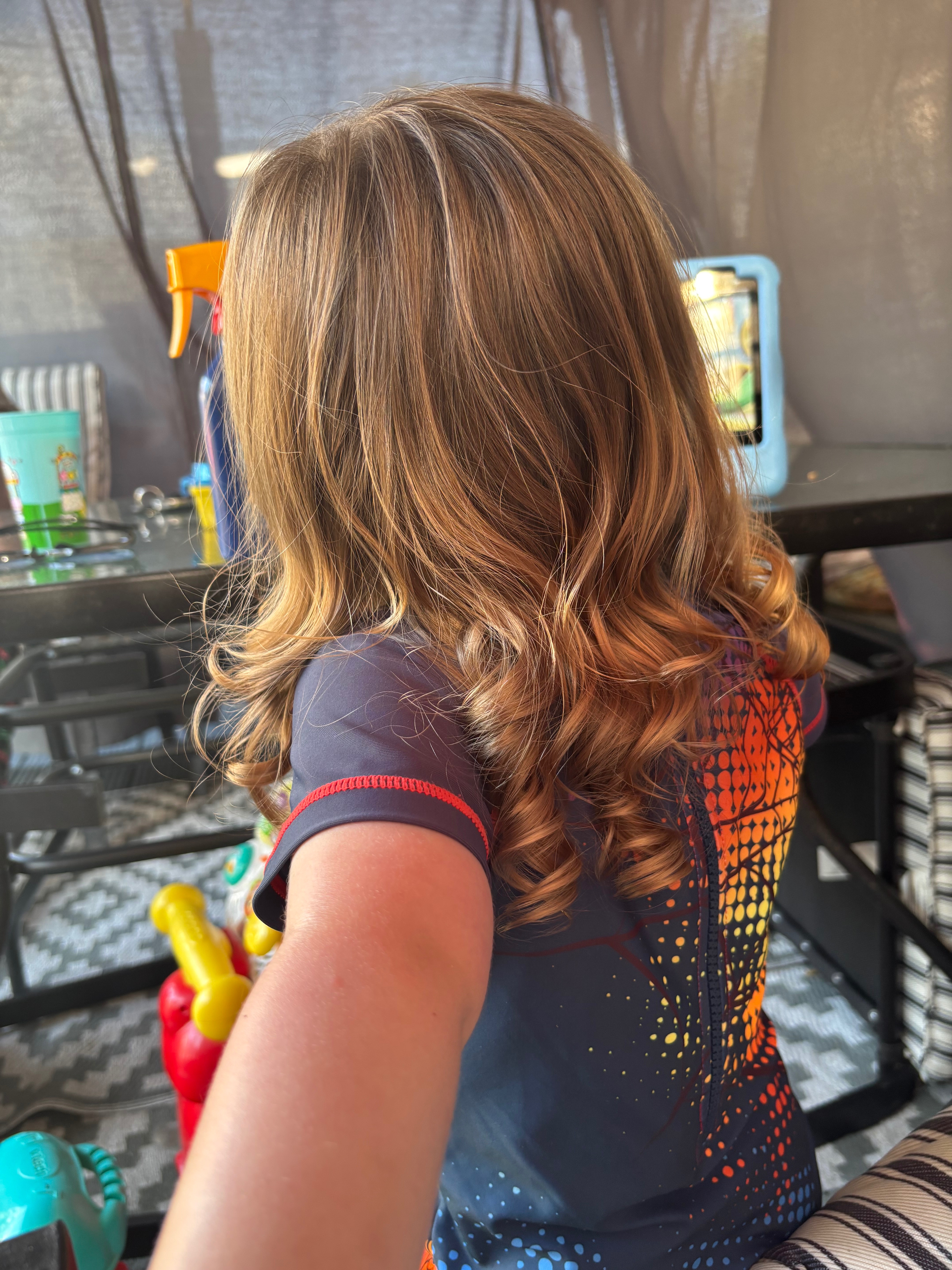 Lorenzo’s first hair cut campaign photo, 2 of 4
