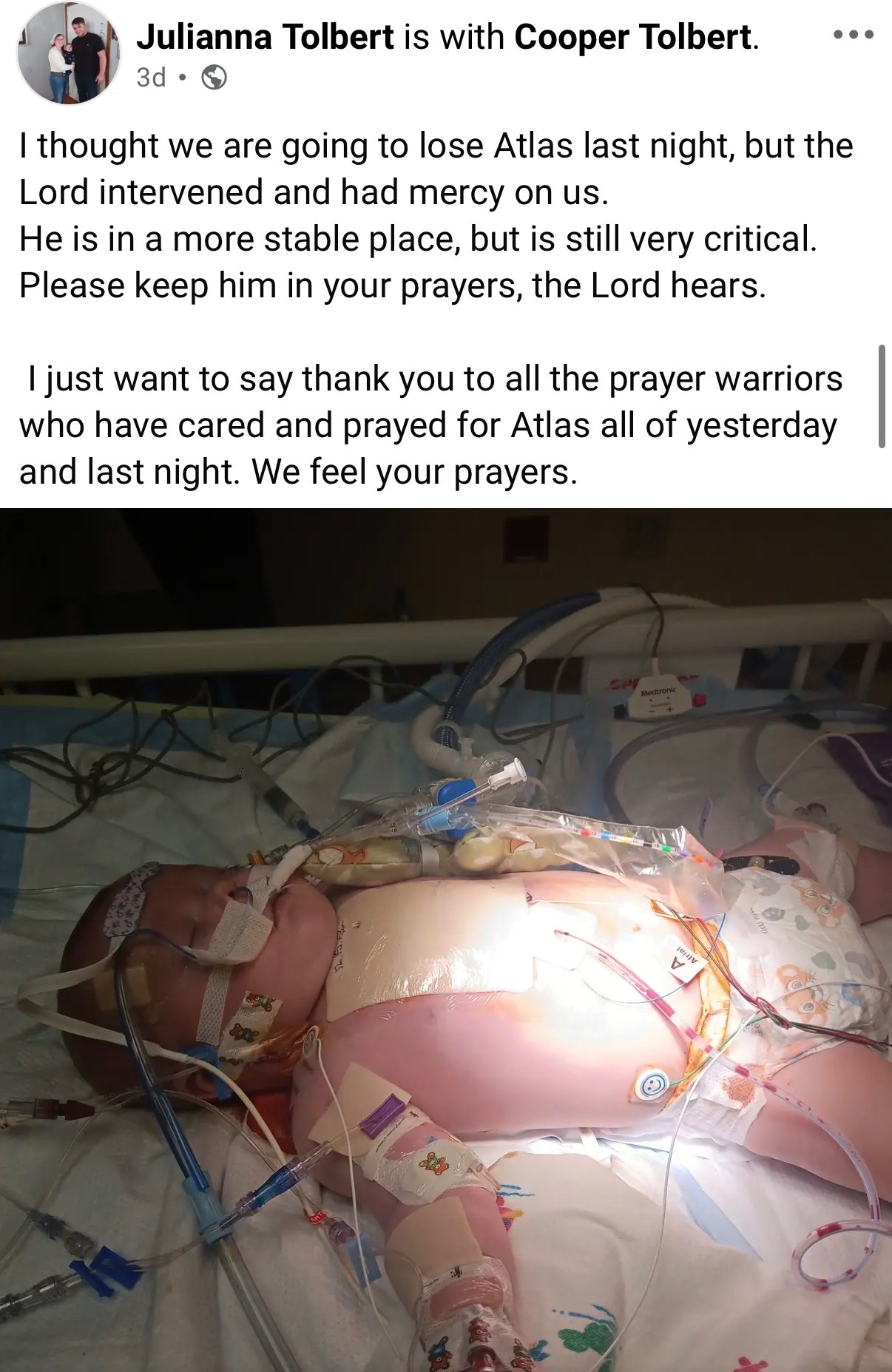 Baby Atlas Needs Your Help campaign photo, 5 of 7