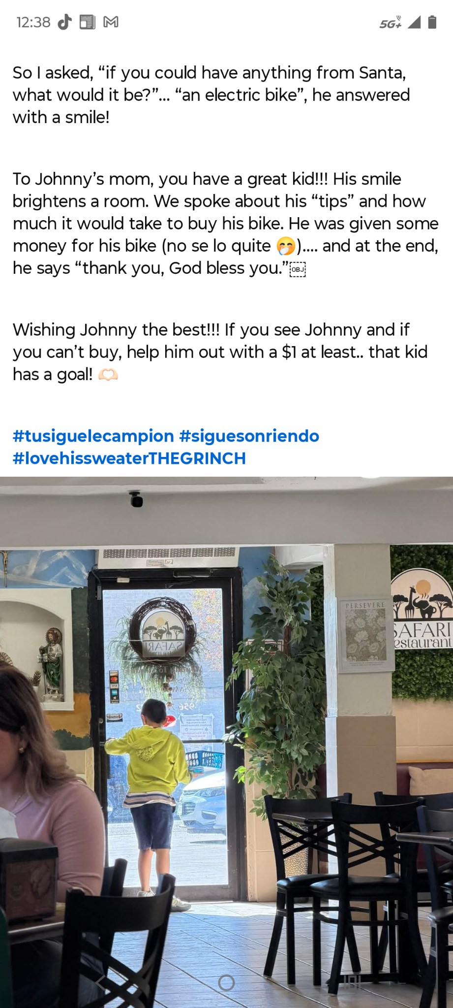 Help Johnny Ride Toward His Dream campaign photo, 2 of 4