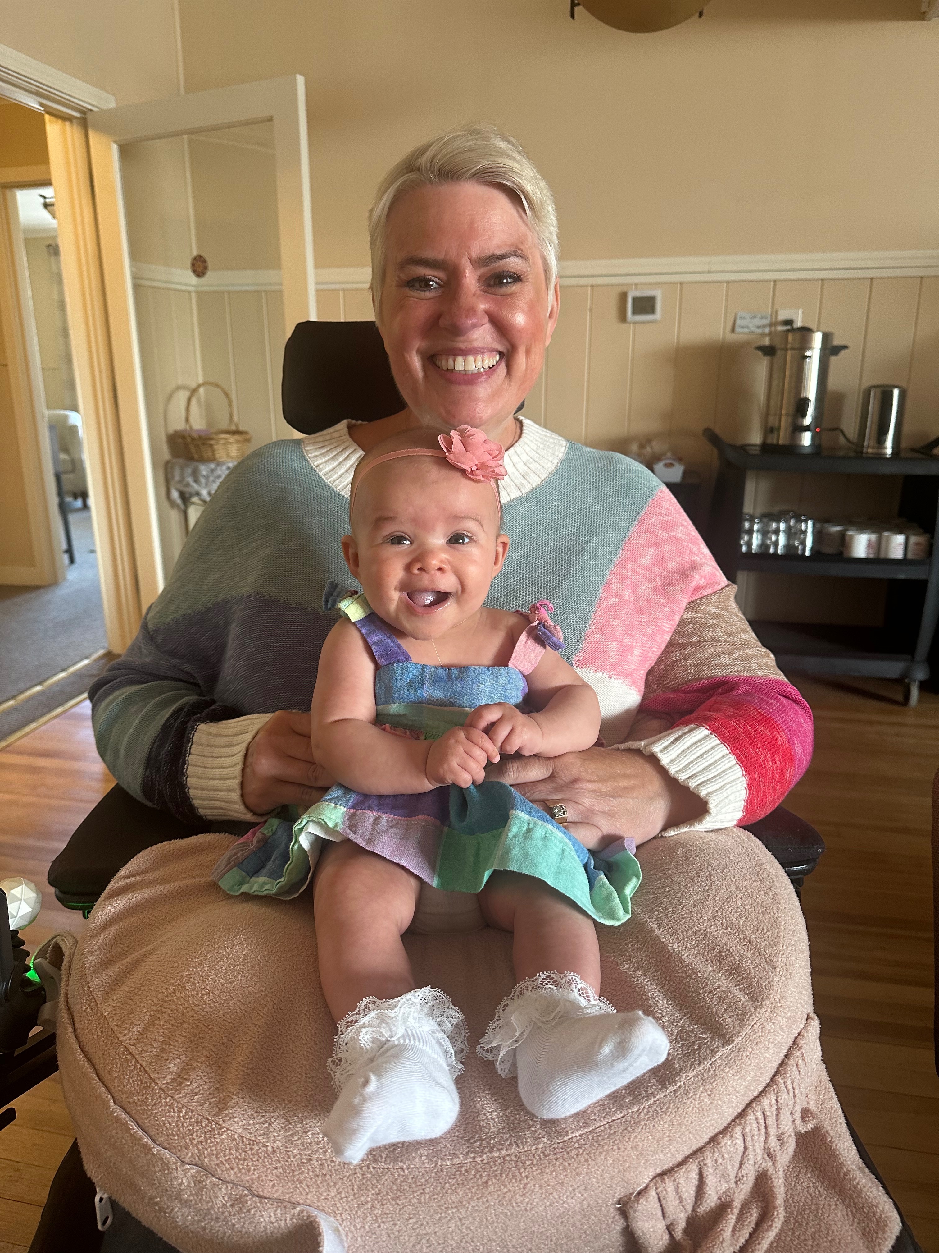 Support for my wheelchair dependent Mom, stuck upstairs campaign photo, 2 of 5