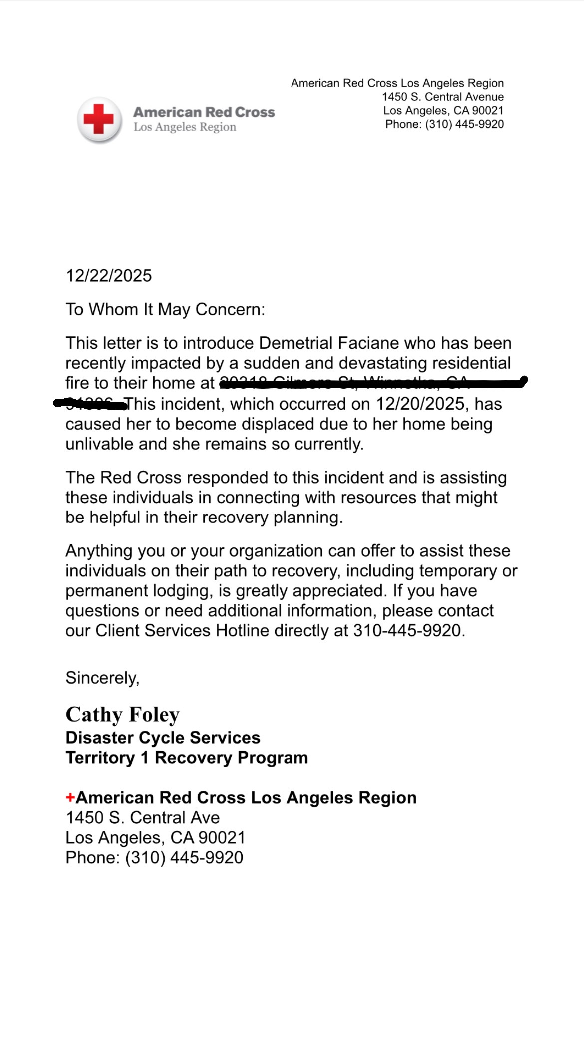 Help Demi Recover After House Fire campaign photo, 6 of 8