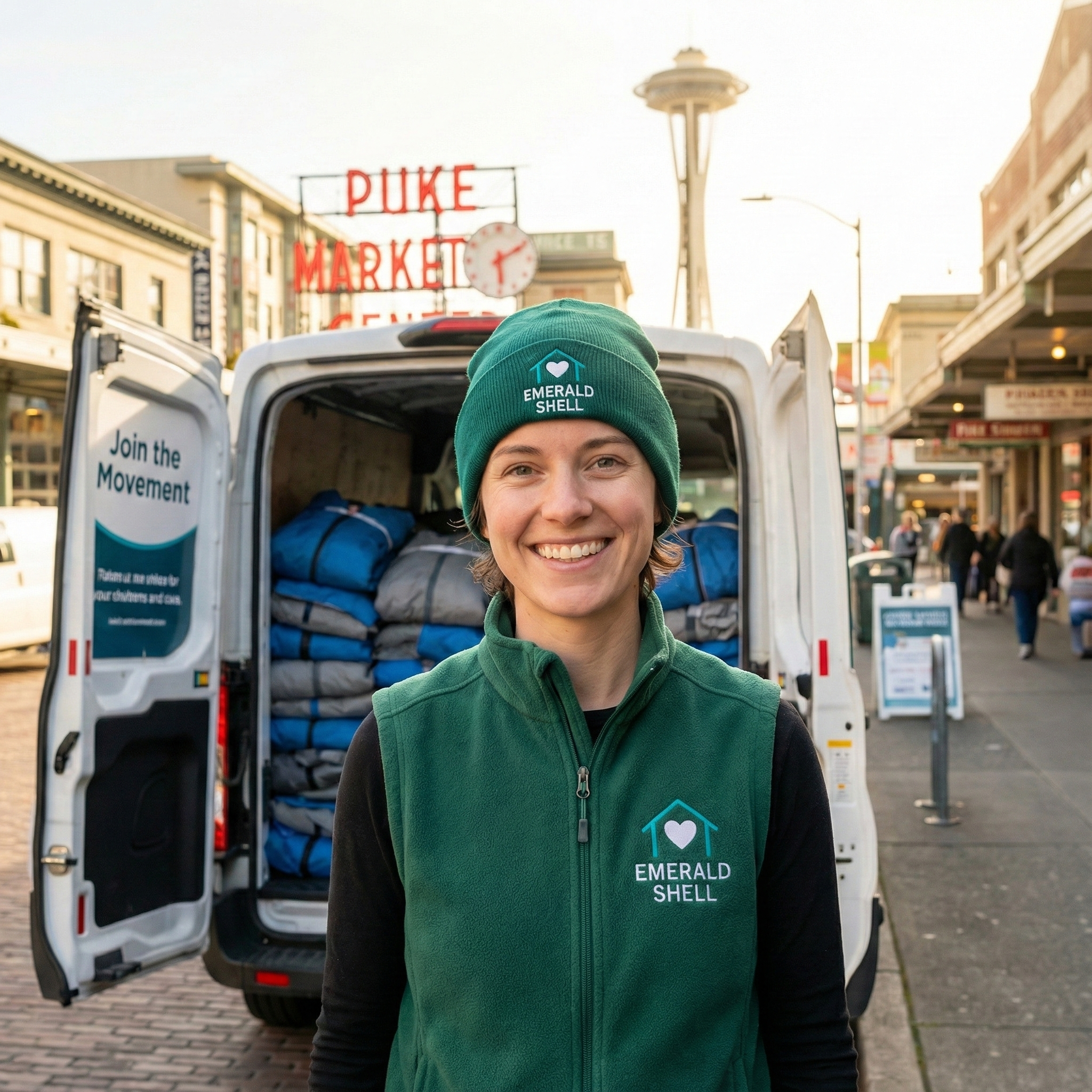 Emerald Shell — Deliver 30 ShelterSuits to Seattle Neighbors campaign photo, 2 of 7