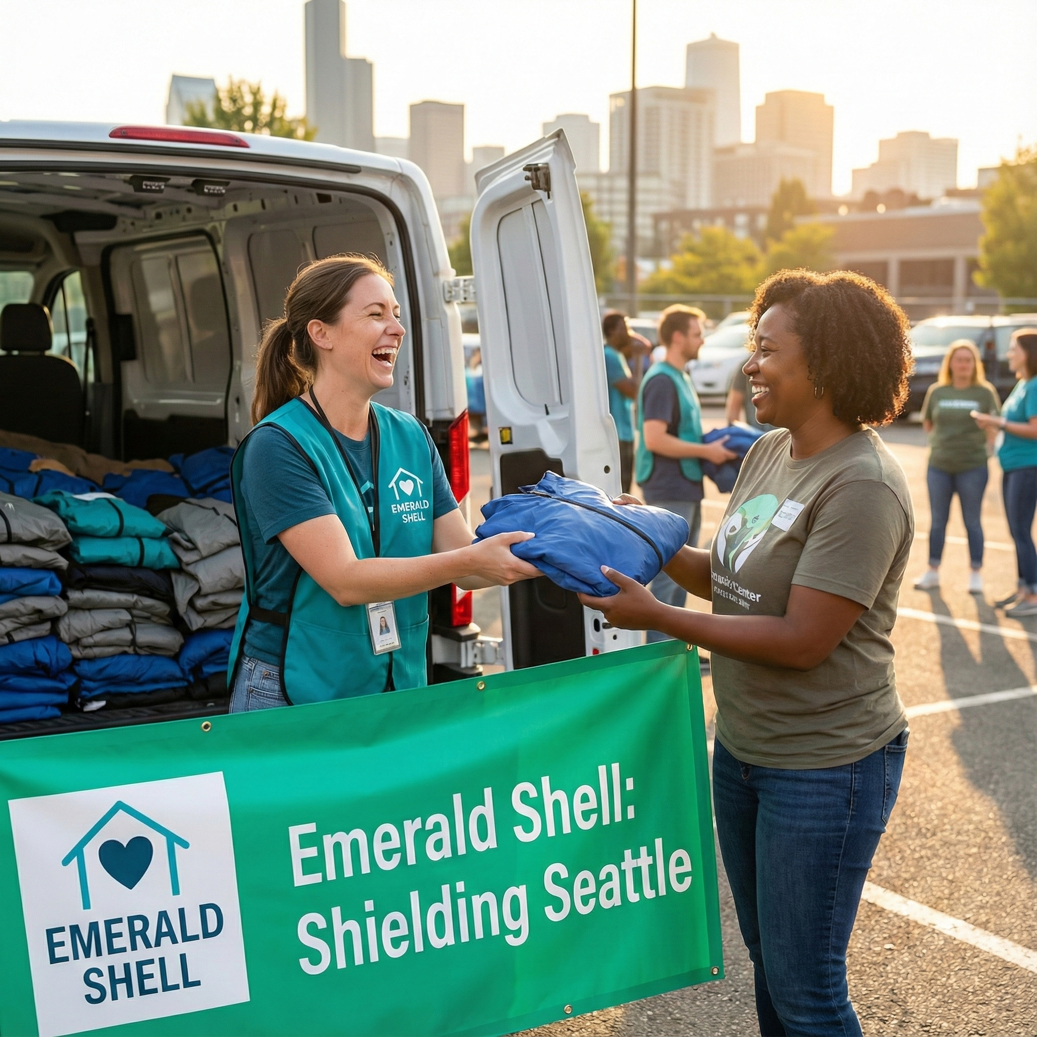 Emerald Shell — Deliver 30 ShelterSuits to Seattle Neighbors campaign photo, 4 of 7