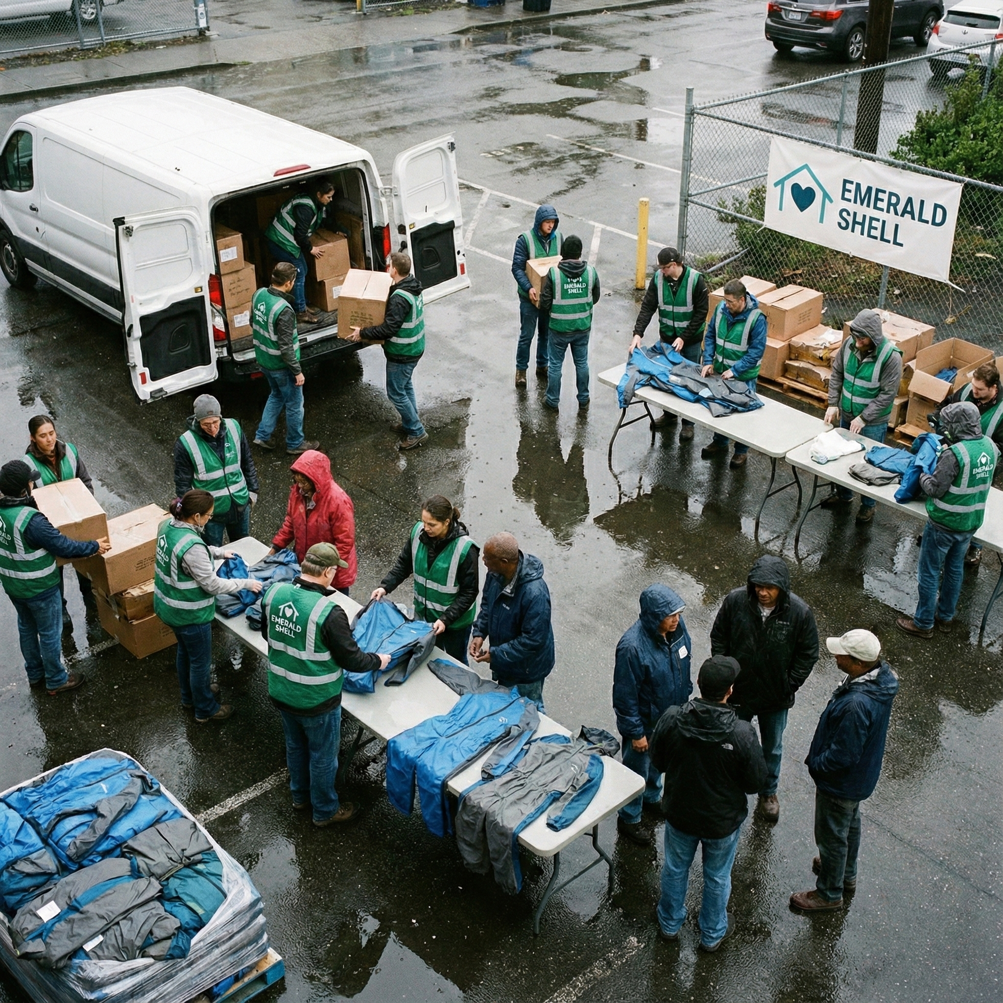 Emerald Shell — Deliver 30 ShelterSuits to Seattle Neighbors campaign photo, 6 of 7