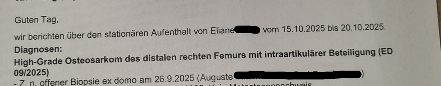 Ein Rettungsanker für Eliane (15): Ihr Kampf gegen den Krebs campaign photo, 2 of 4