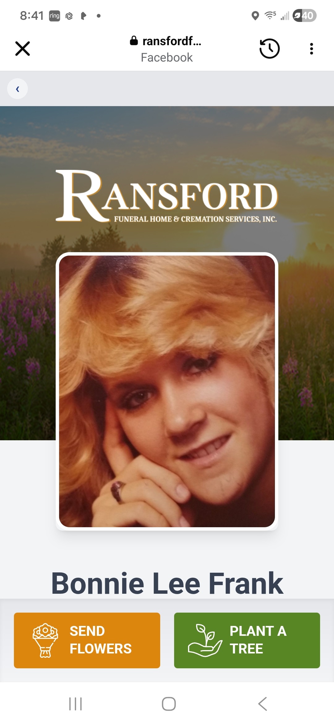 Help Bring Bonnie Frank Home & Honor Her Memory campaign photo, 2 of 7