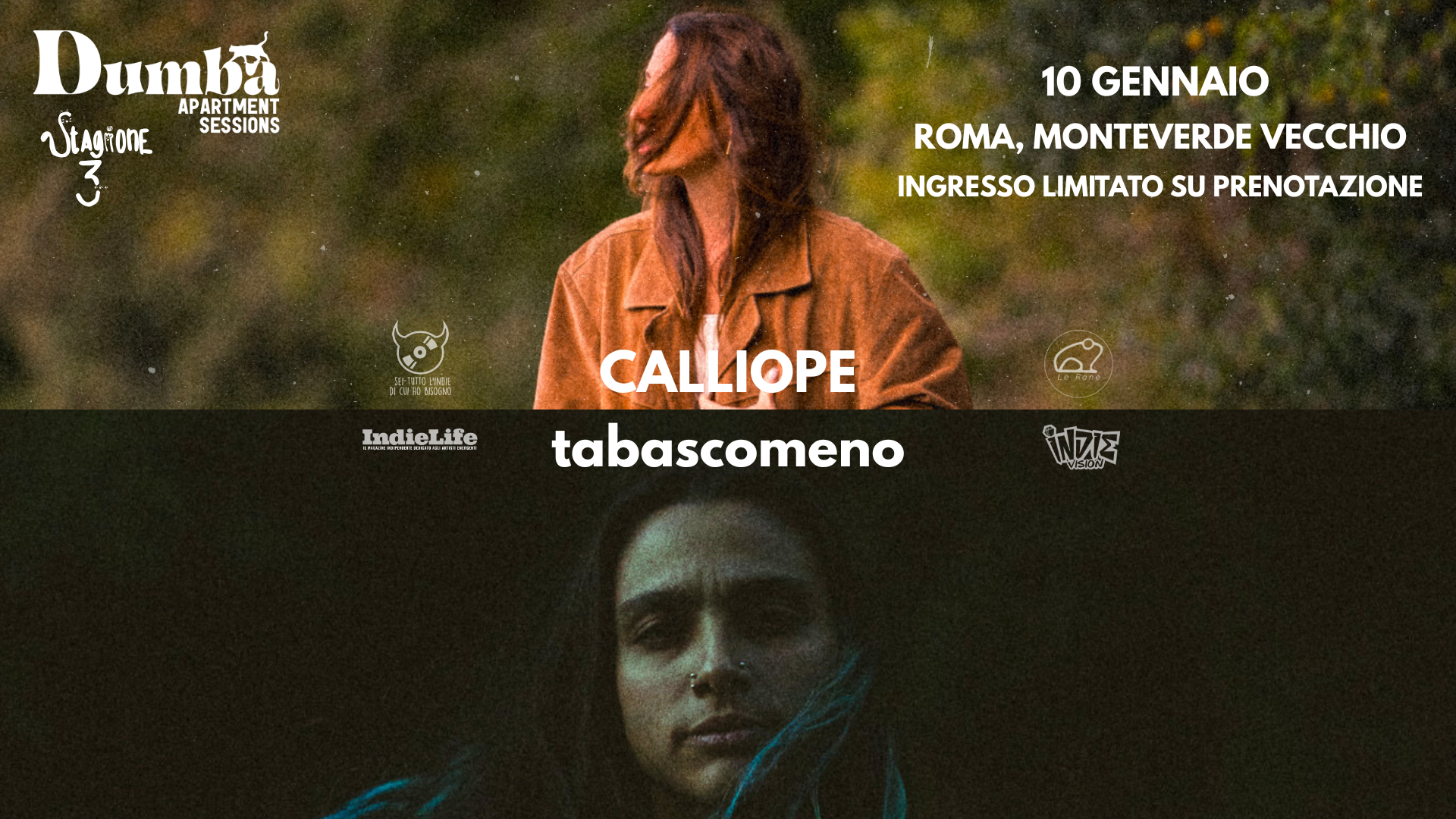 Dumba Apt Sessions - Ep. 9: CALLIOPE e tabascomeno campaign photo, 2 of 4