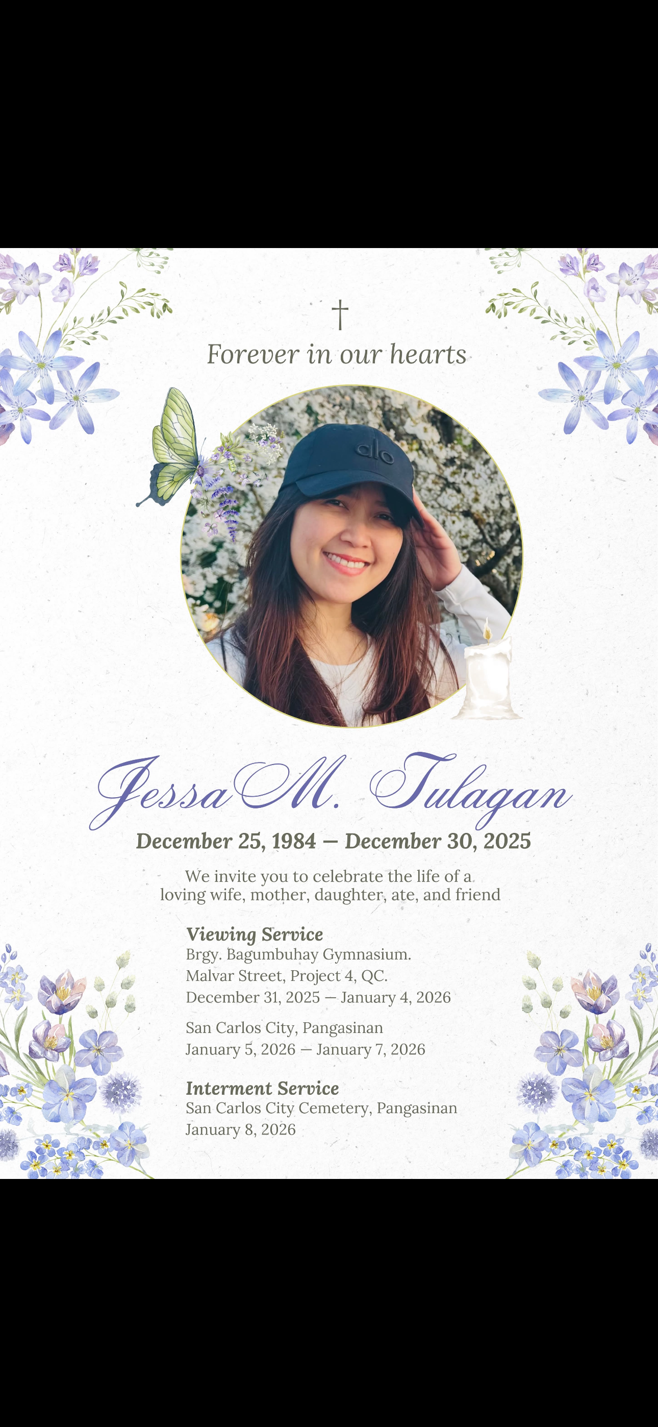 “Help Us Lay Jessa Tulagan to Rest and Support Our 3 Childre campaign photo, 2 of 5