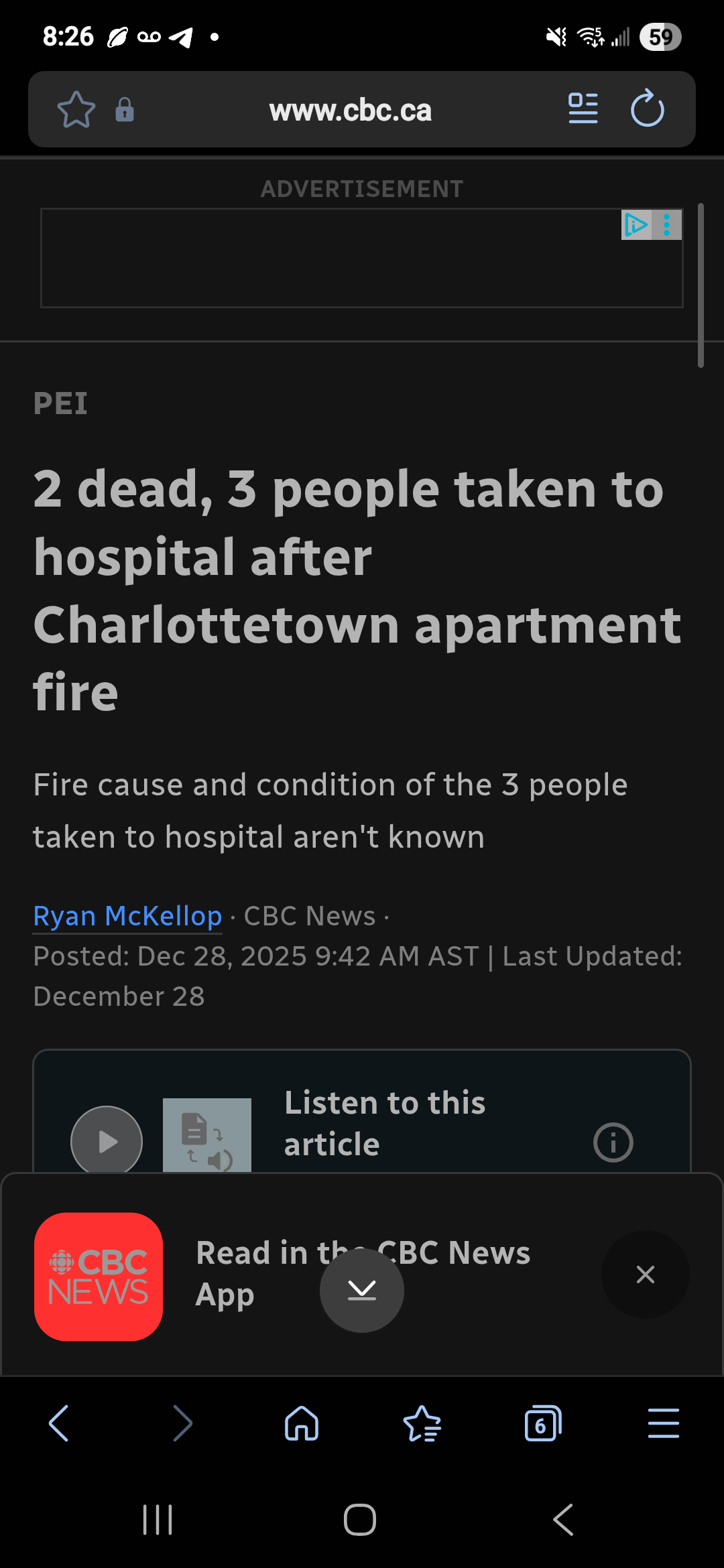 Help Tyler after Charlottetown Apartment Fire campaign photo, 4 of 4