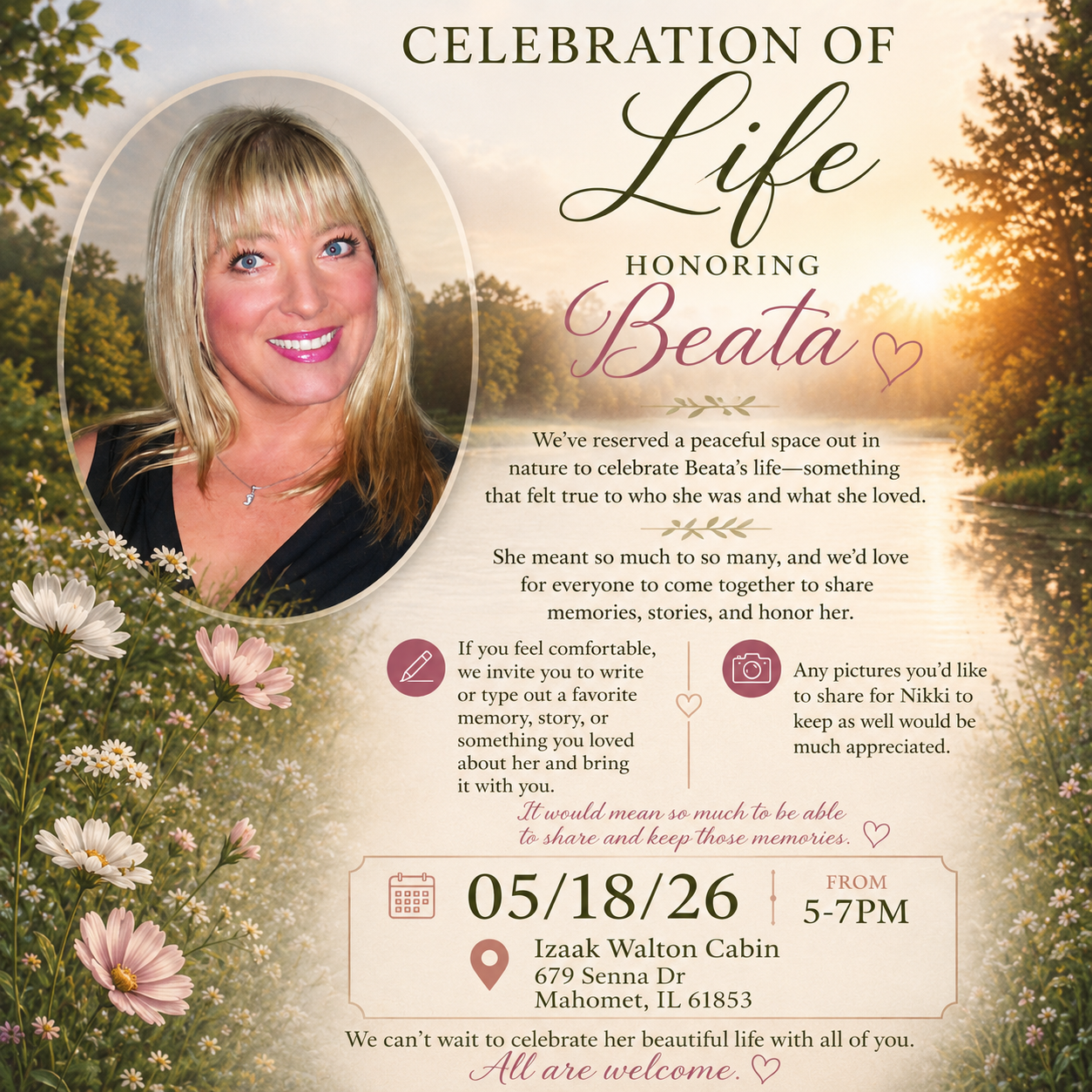 Honoring Beata with Love and Memories campaign photo, 5 of 7