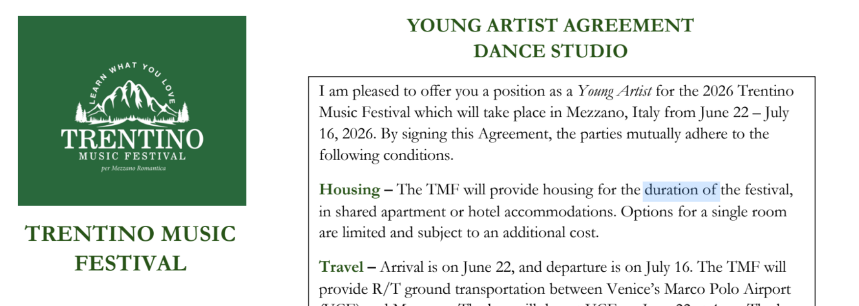From Memphis to Italy: Investing in My Dance Career campaign photo, 4 of 6
