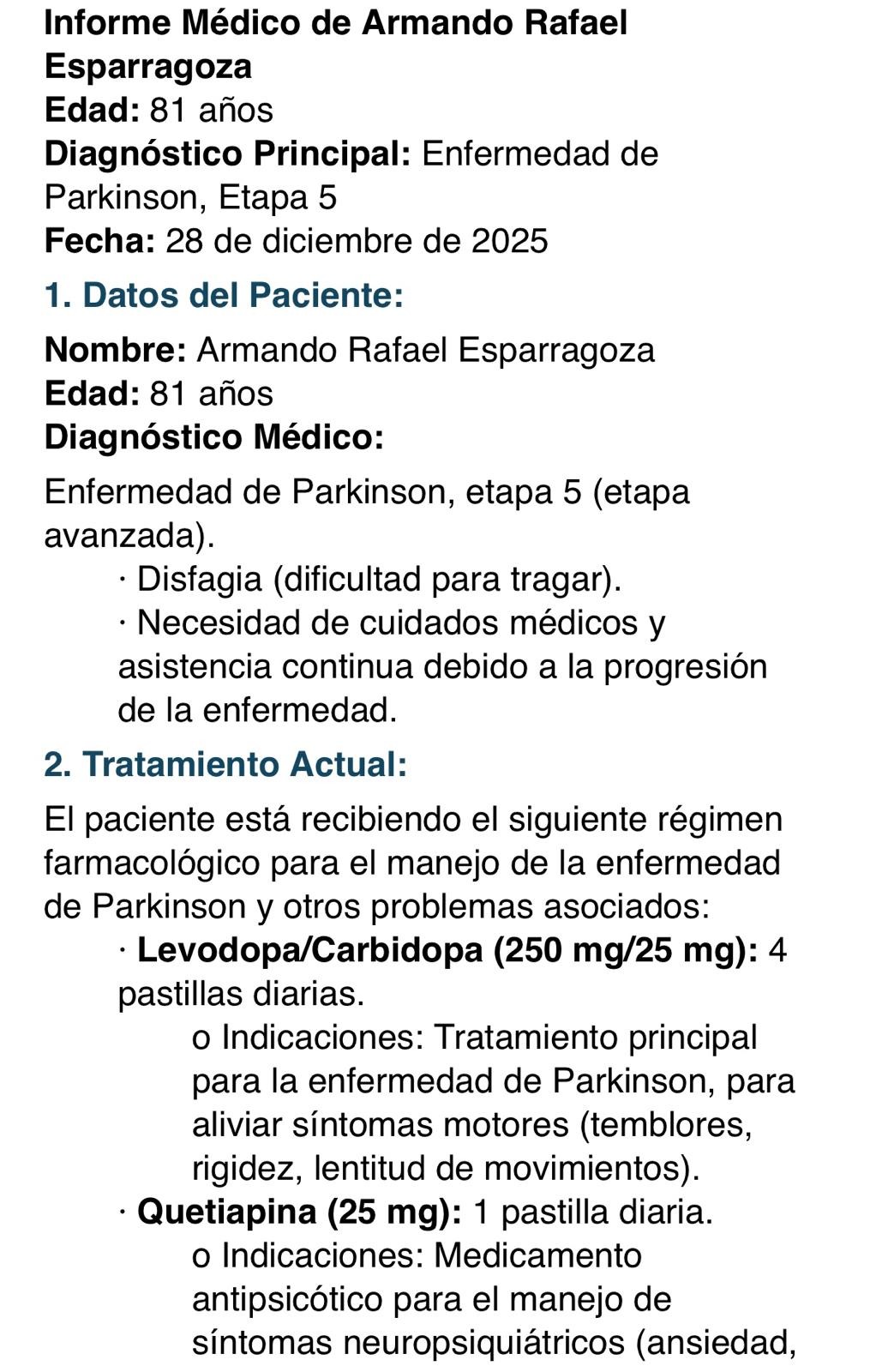 Ayuda para el cuidado médico de nuestro padre y abuelo campaign photo, 2 of 8
