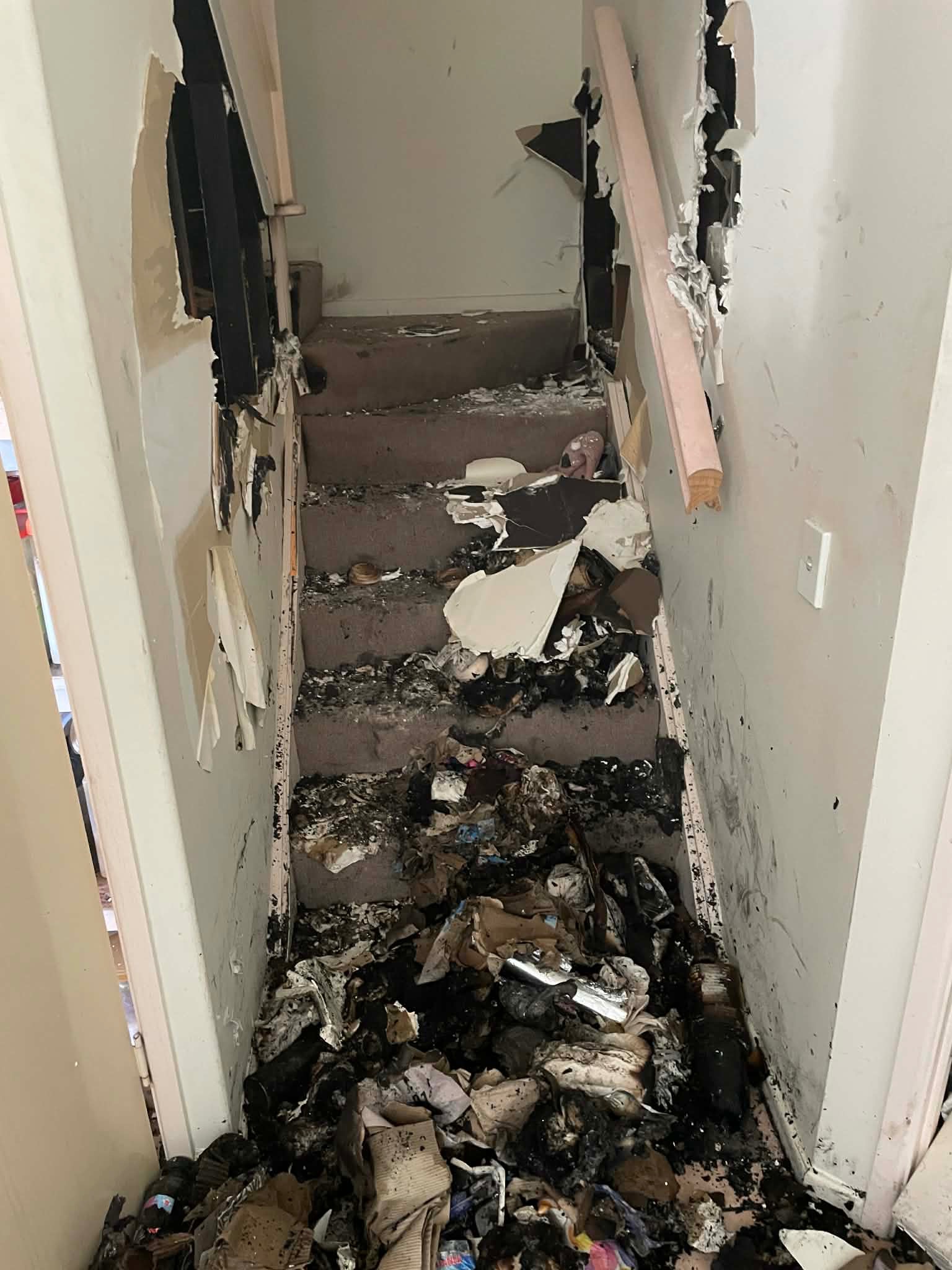 Help an elderly woman recover from house fire campaign photo, 2 of 4