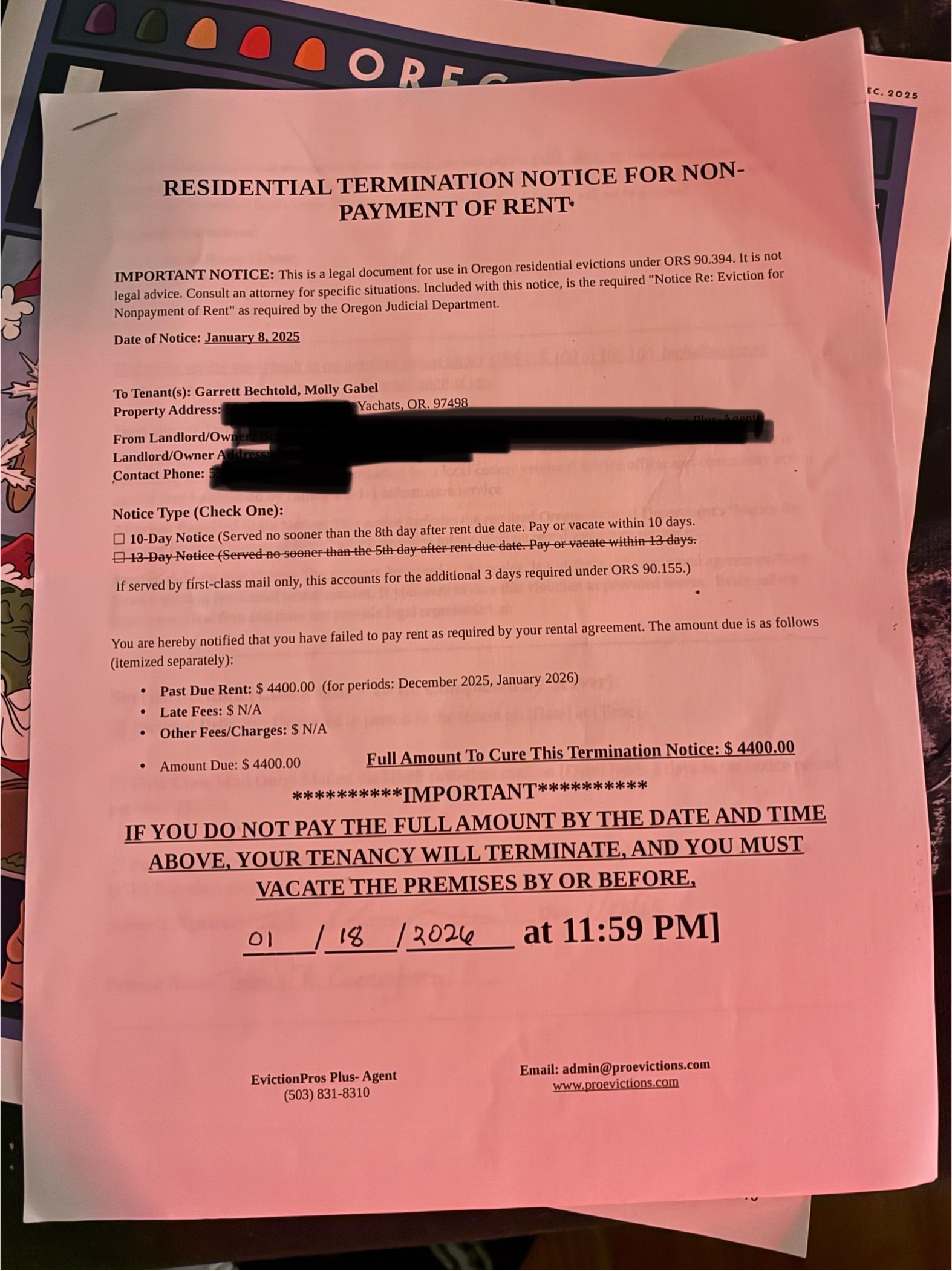 Emergency Facing eviction —No family or help in Crisis campaign photo, 2 of 8