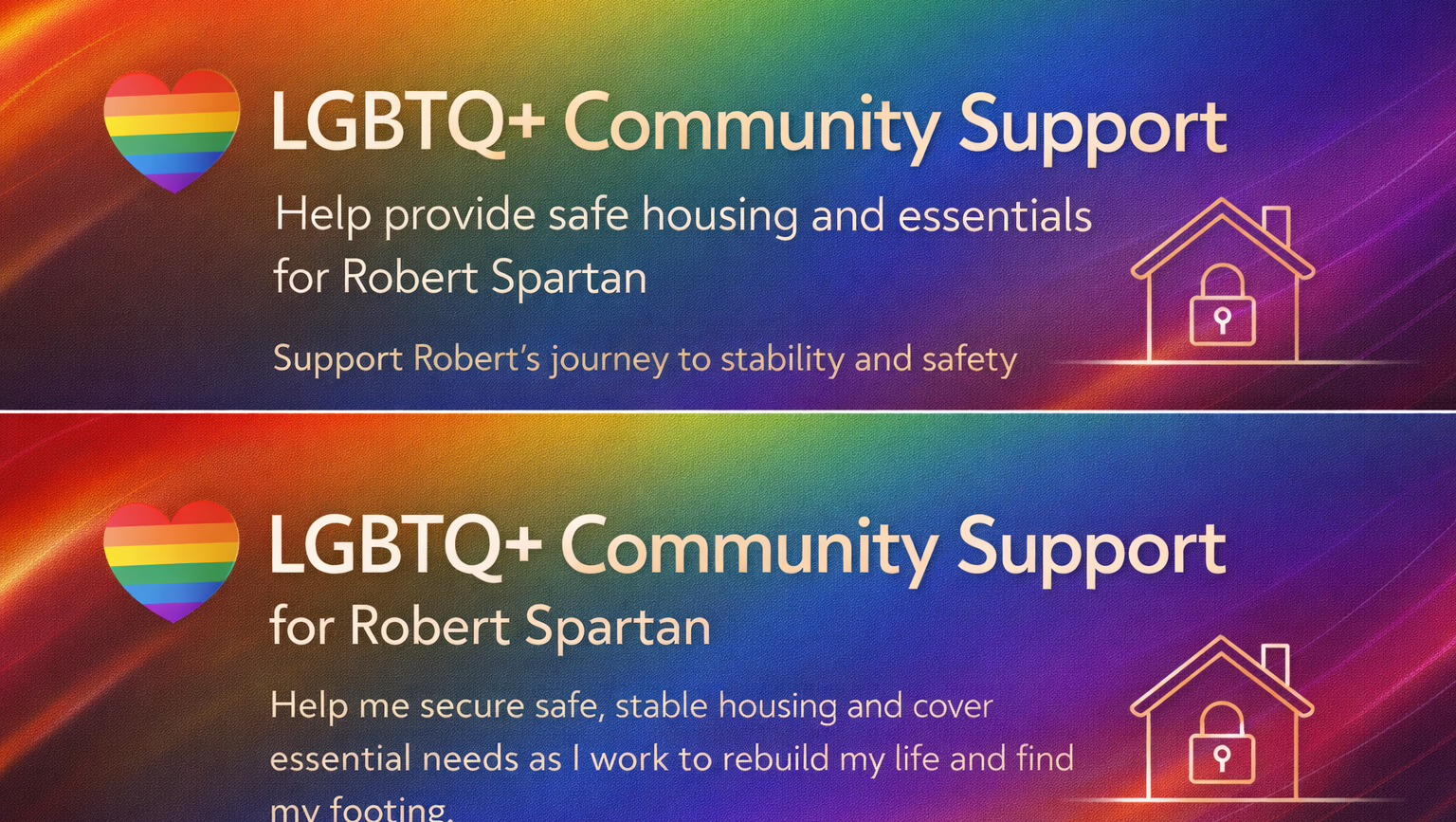 Robert Spartan Community Support Fund pinned link photo
