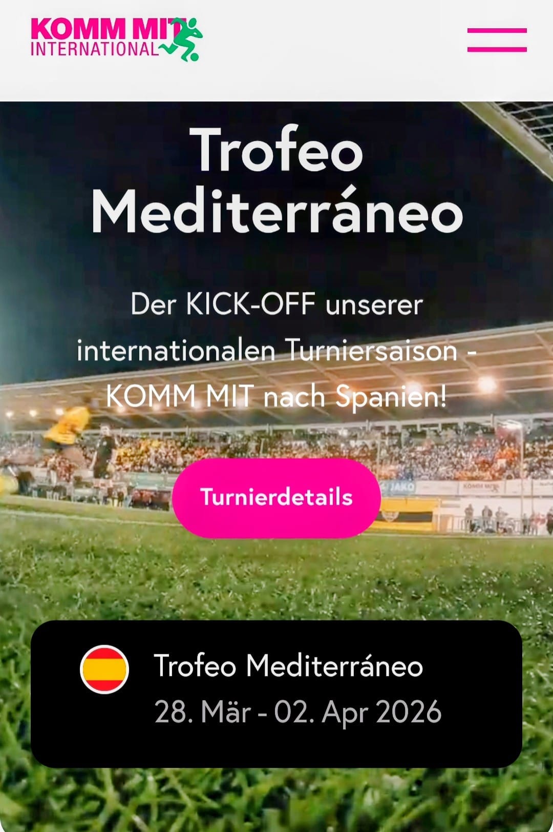 Gemeinsam nach Barcelona – Trofeo Mediterráneo 2026! campaign photo, 2 of 4