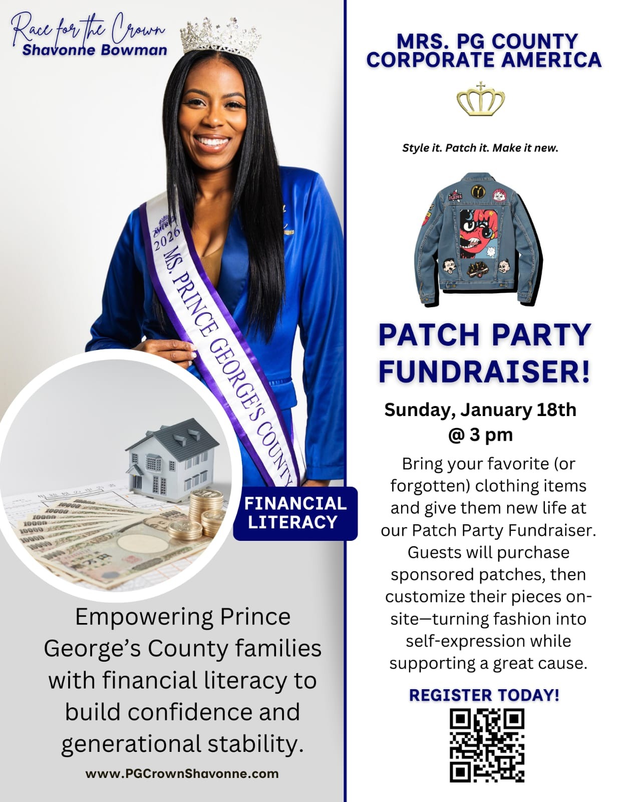 Mrs. PG County Corporate America Candidate, Shavonne Bowman campaign photo, 2 of 6