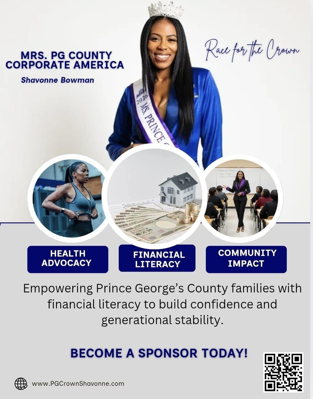 Mrs. PG County Corporate America Candidate, Shavonne Bowman campaign photo, 4 of 6