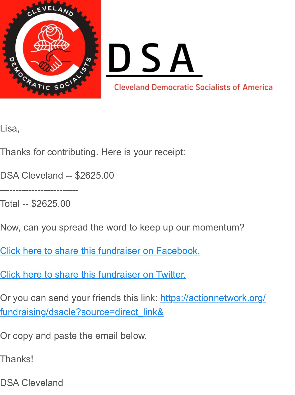 Support Cleveland DSA’s New Office Space campaign photo, 2 of 3