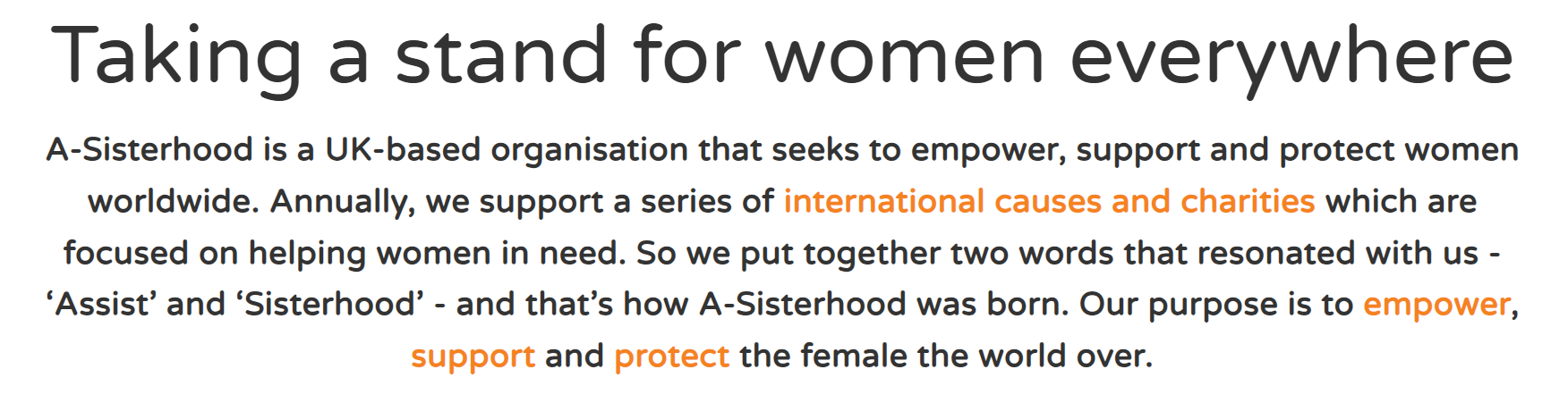 Fundraising for A-Sisterhood campaign photo, 2 of 6