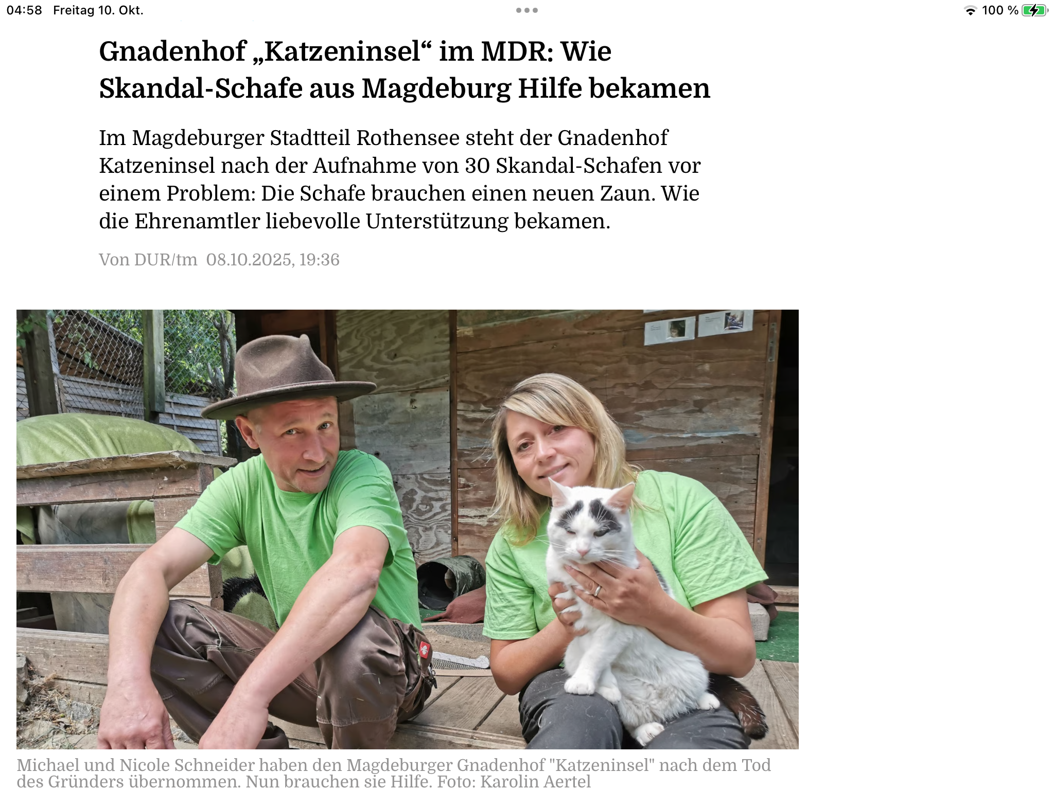 Gnadenhof Katzeninsel e.v. campaign photo, 7 of 8