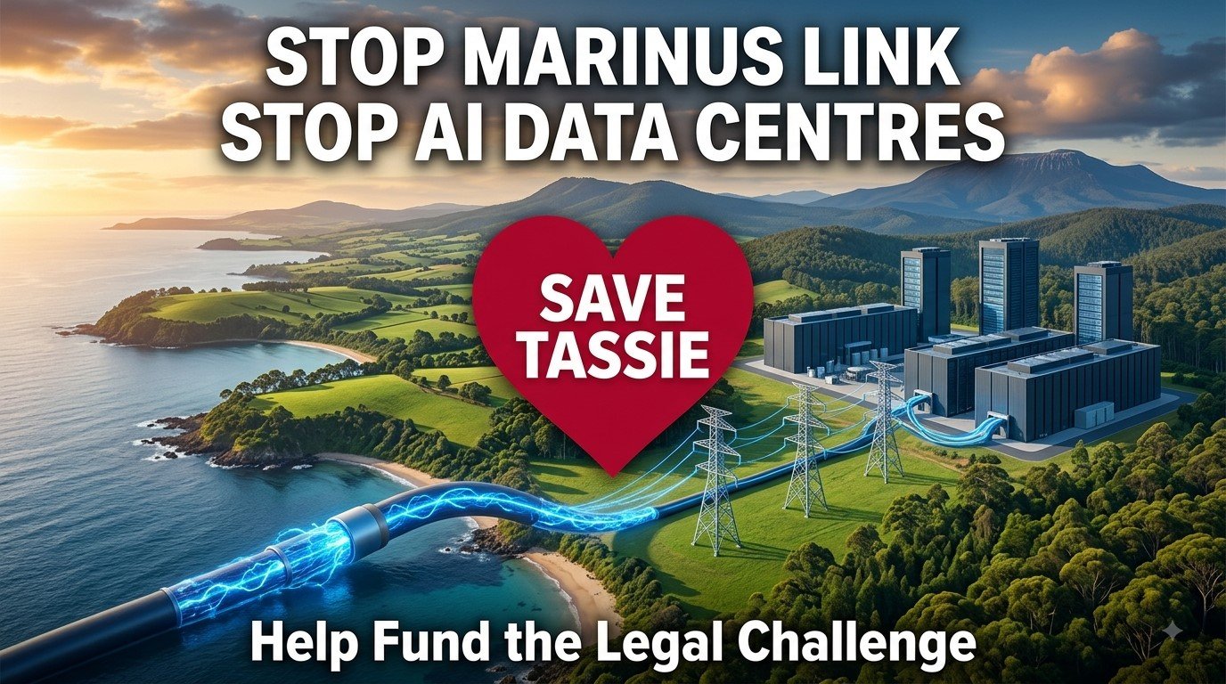 Save Tasmania from Marinus Link and AI Data Centres campaign photo, 4 of 6