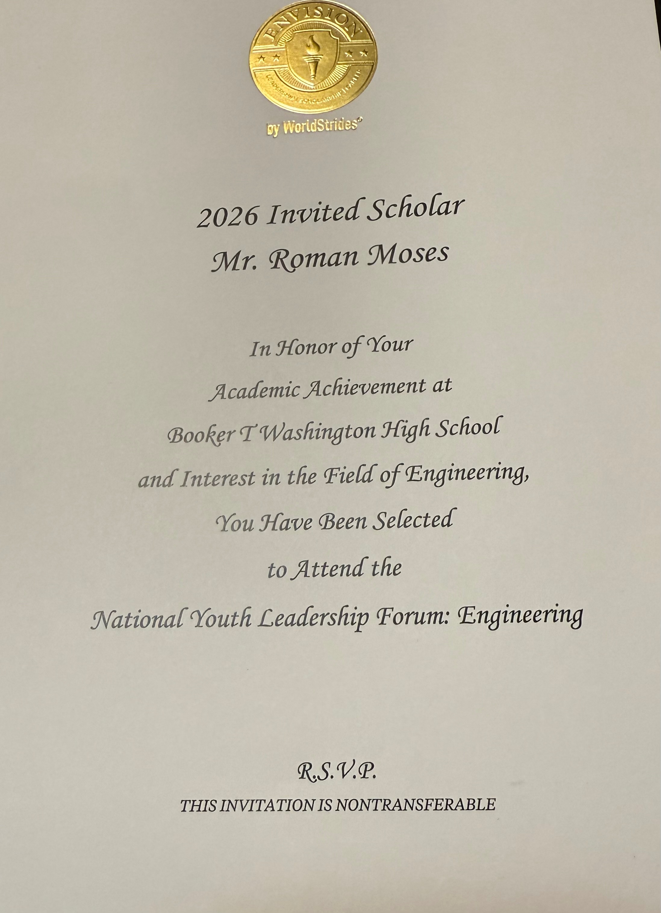 Support Roman’s Dream of Engineering Excellence campaign photo, 2 of 5