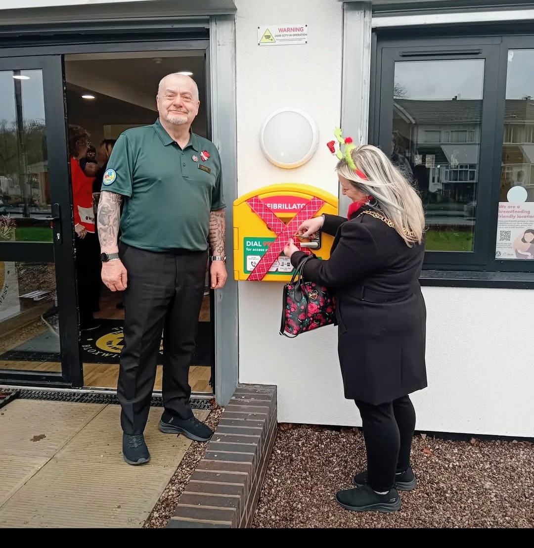 Community Emergency Defibrillator equipment & bleed kits campaign photo, 5 of 8