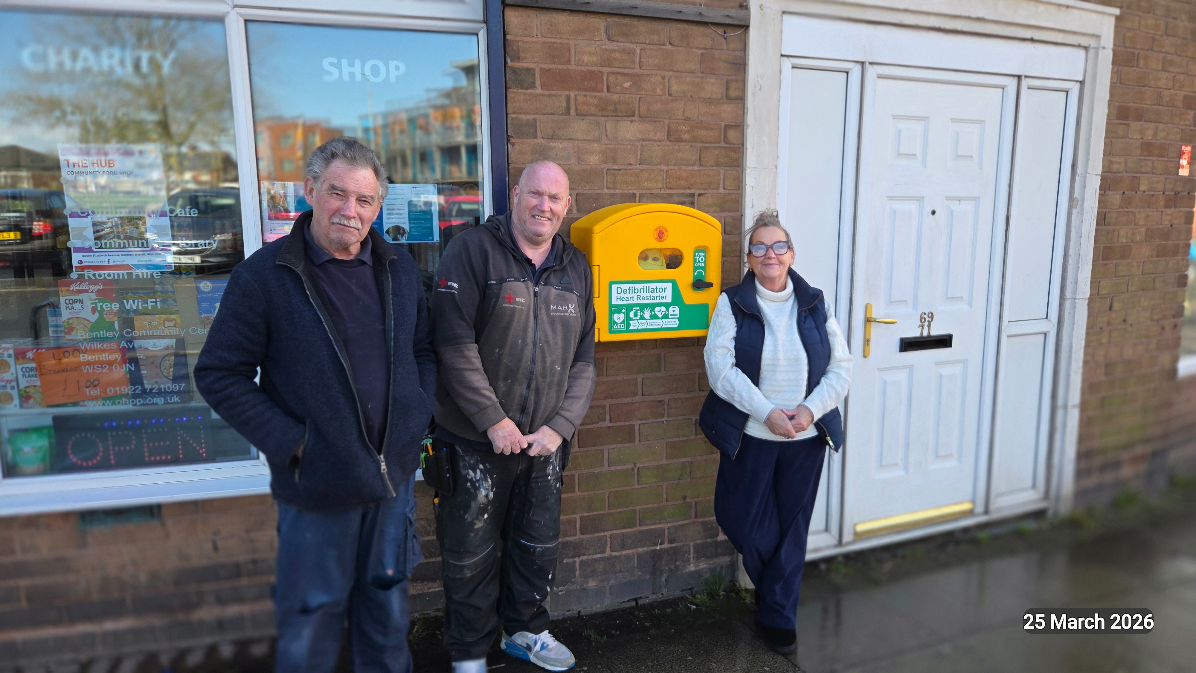 Community Emergency Defibrillator equipment & bleed kits campaign photo, 6 of 8