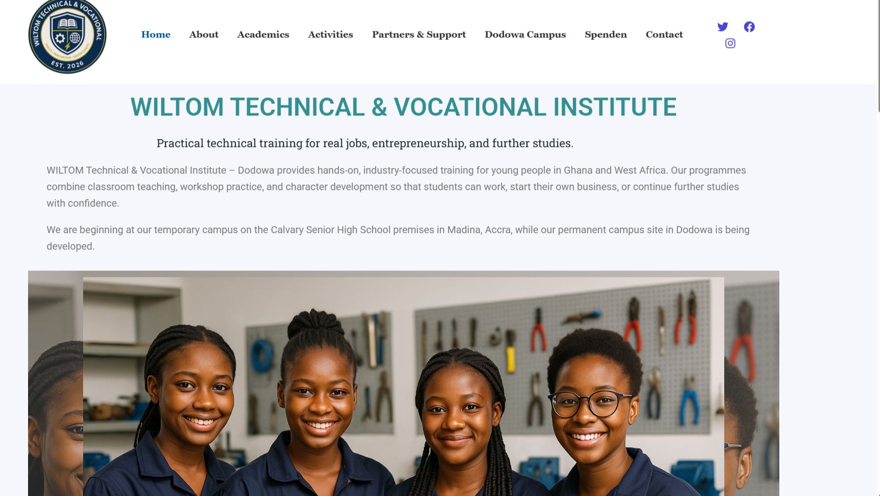 Help Launch WILTOM Technical & Vocational Institute (Ghana) photo
