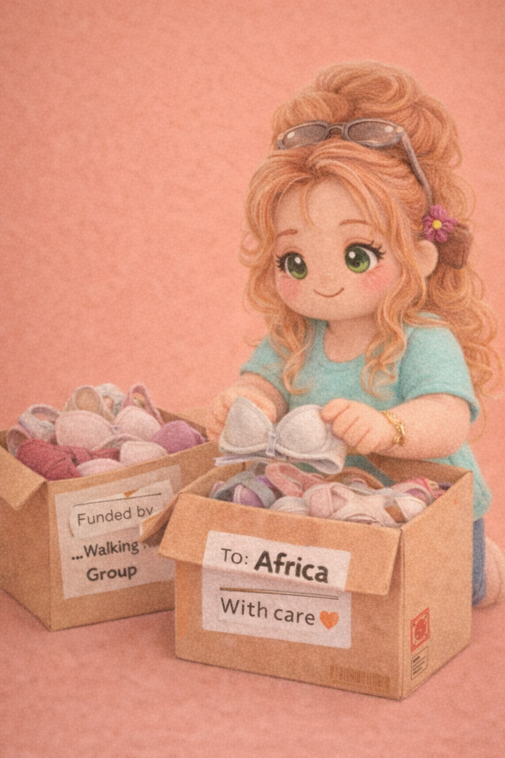 Bras to Africa campaign photo, 4 of 5