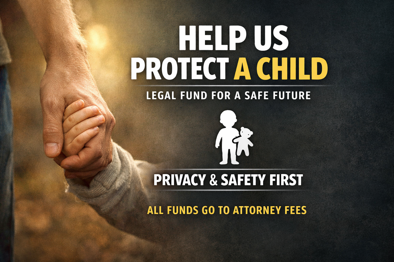 Stand with Us to Ensure a Child’s Safety campaign photo, 2 of 4
