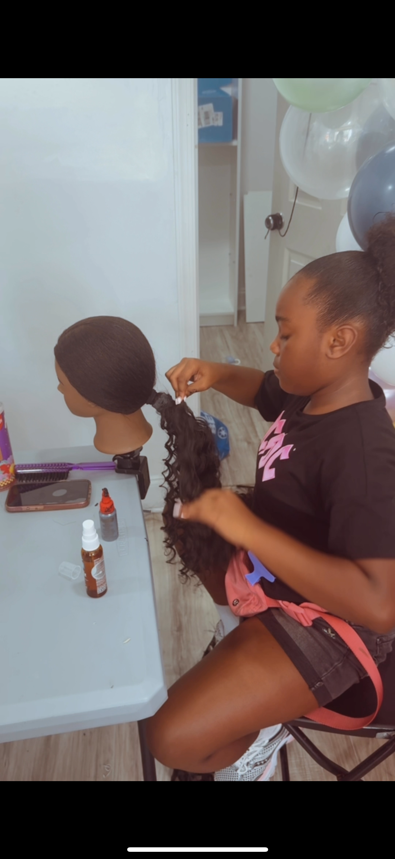 Fun Raisor Hair Fundraiser by Kanitra Scott : Support Ninaβs Hair Glamp for Young Girls