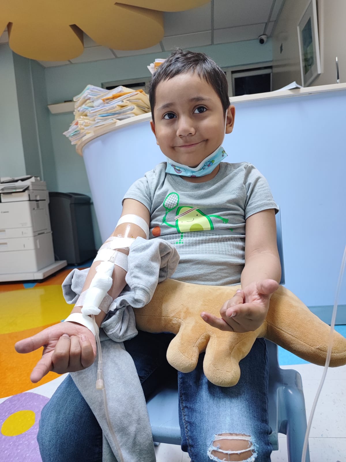 Eithan  hurtado, Leucemia Linfoblástica Aguda alto riesgo campaign photo, 6 of 8