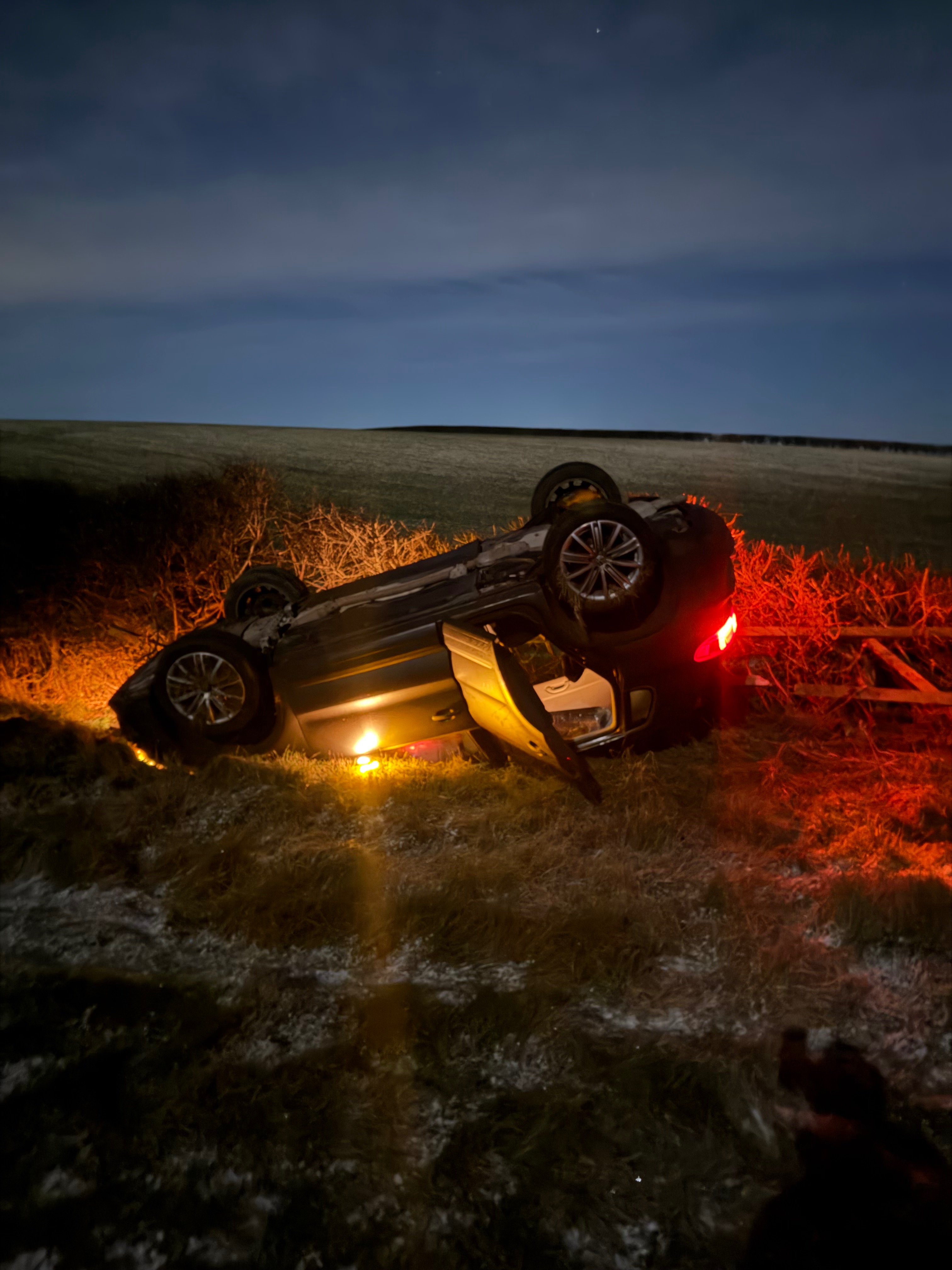 crashed car campaign photo, 2 of 4