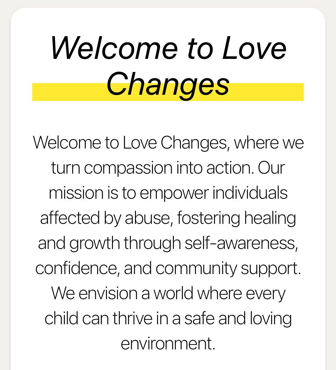 Ending Child Abuse with Love and Compassion campaign photo, 2 of 7