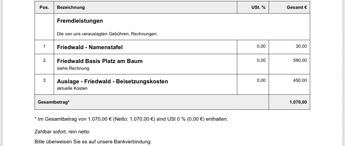 Für die Beerdigung meines Vaters campaign photo, 2 of 6