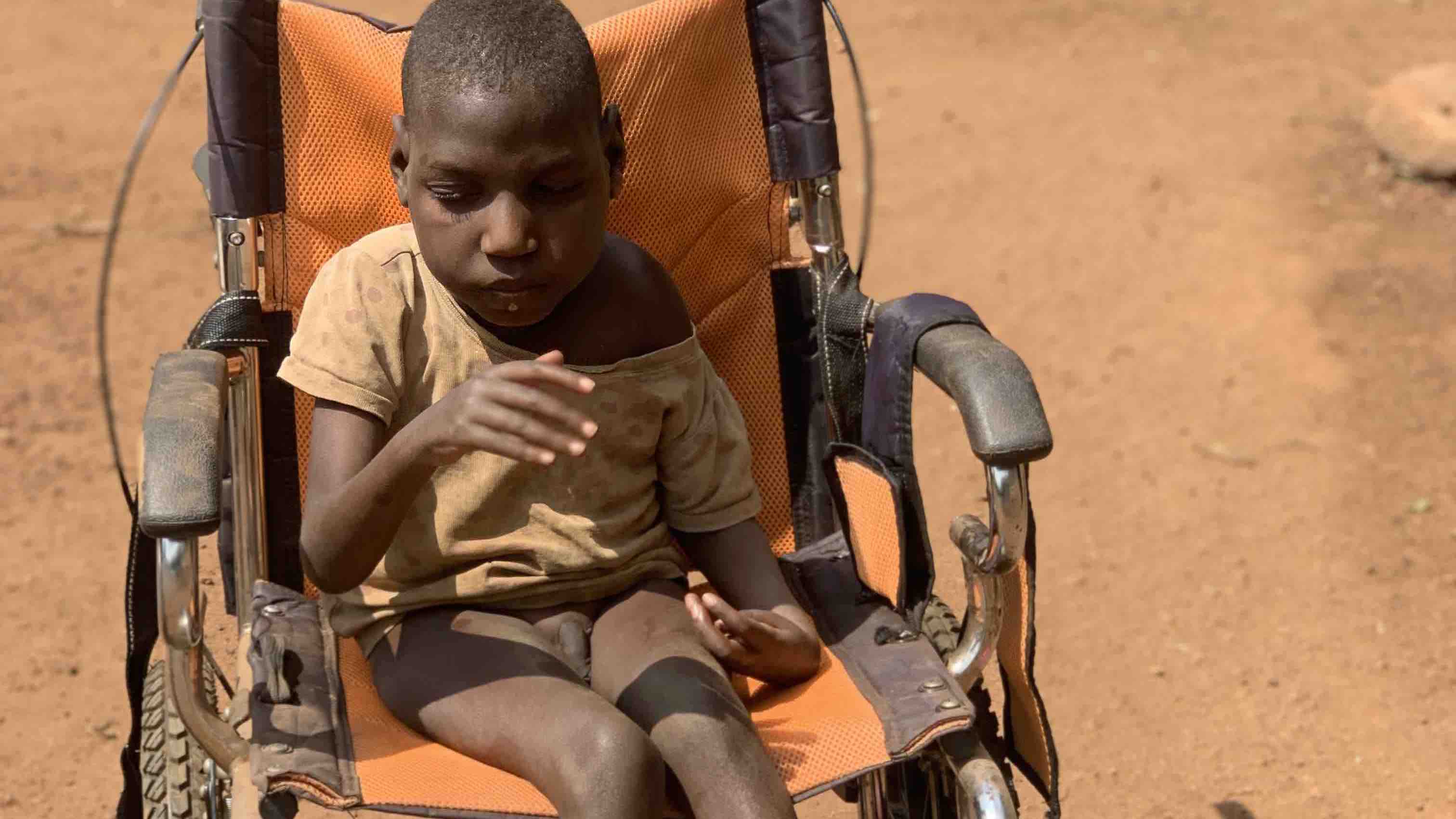Help the disabled. Support the disabled photo