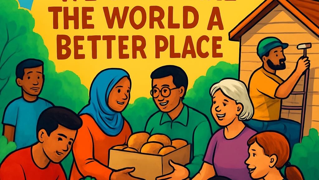 Donations for People in Need" pinned link photo