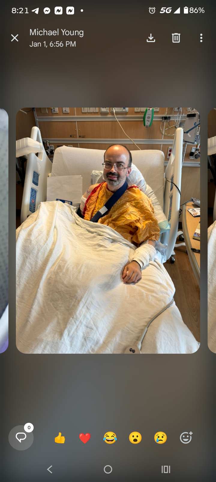 Support After Severe Arm Injury and Surgeries campaign photo, 6 of 8