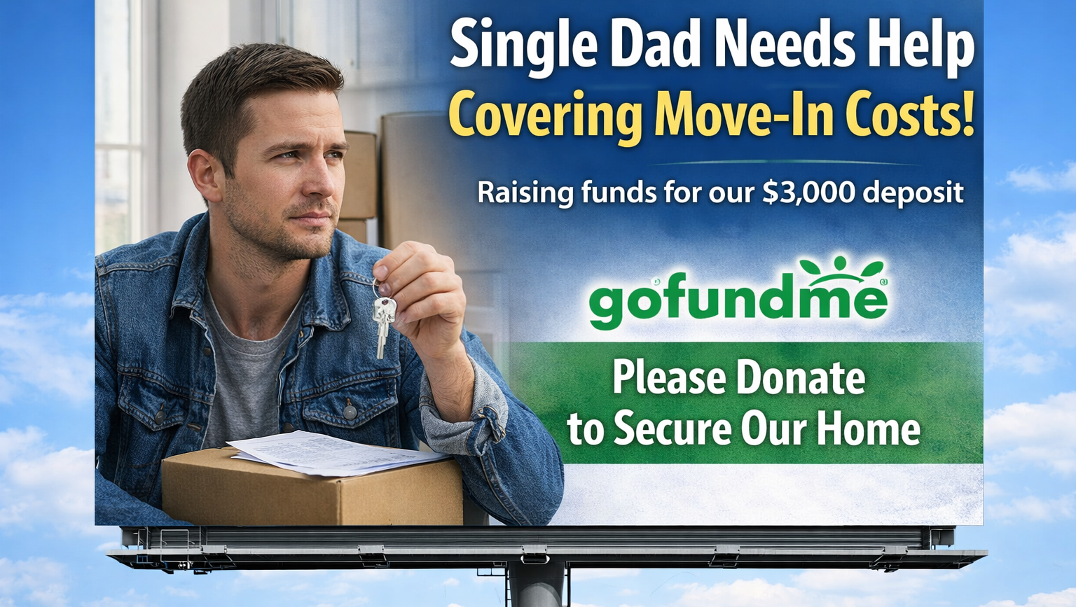 Help a Single Dad Secure Safe Housing photo