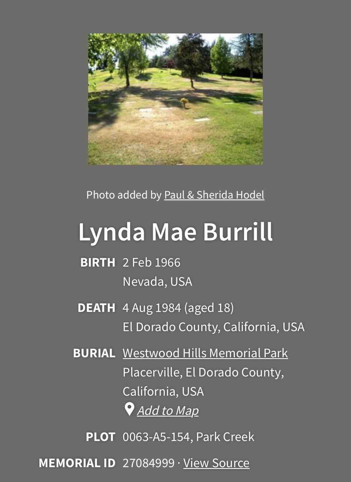Remembering Lynda with a headstone campaign photo, 2 of 5