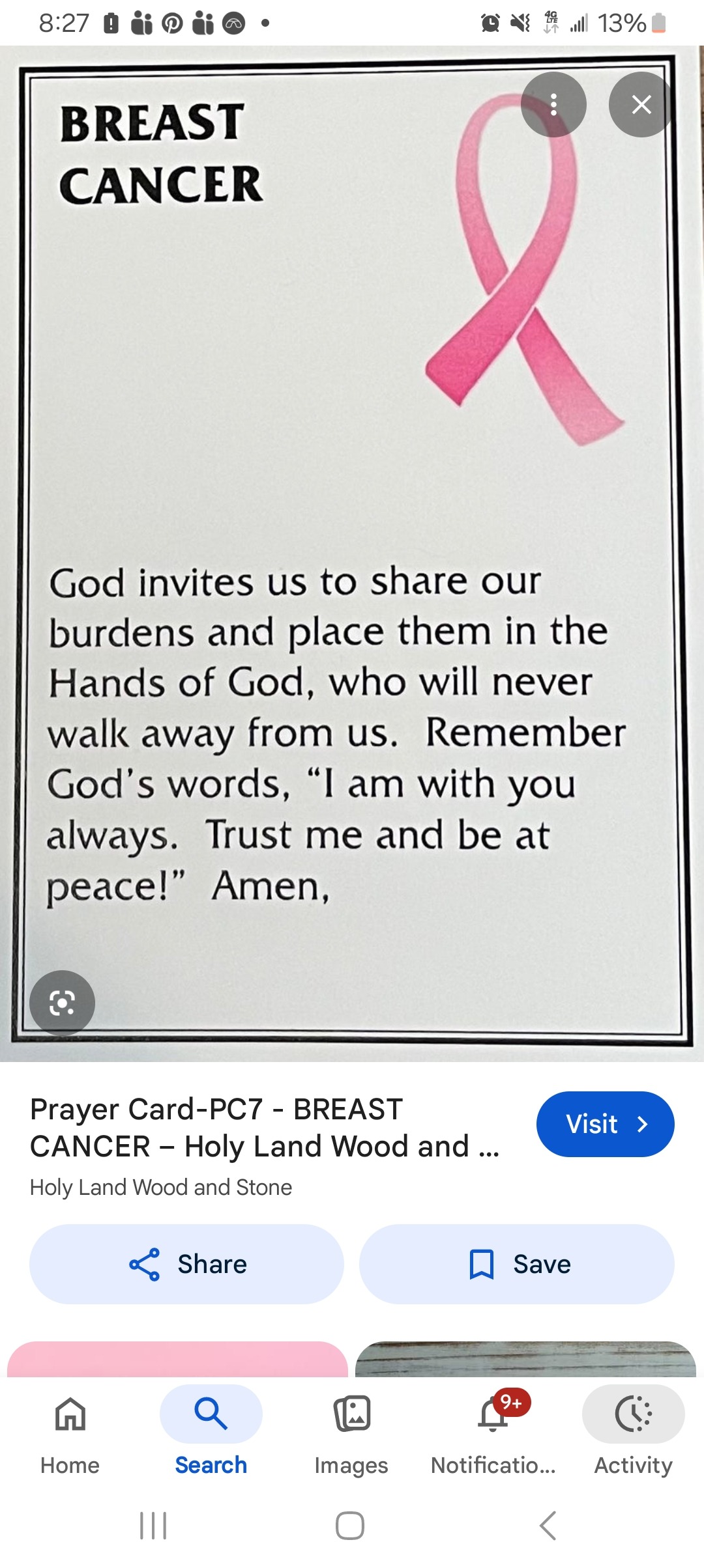 Help Her Fight Breast Cancer with Urgent Care campaign photo, 5 of 6