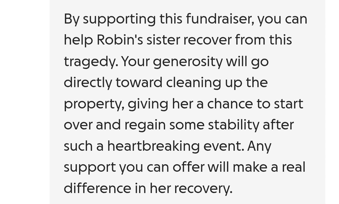Help My Sister Recover After Home Fire campaign photo, 4 of 7