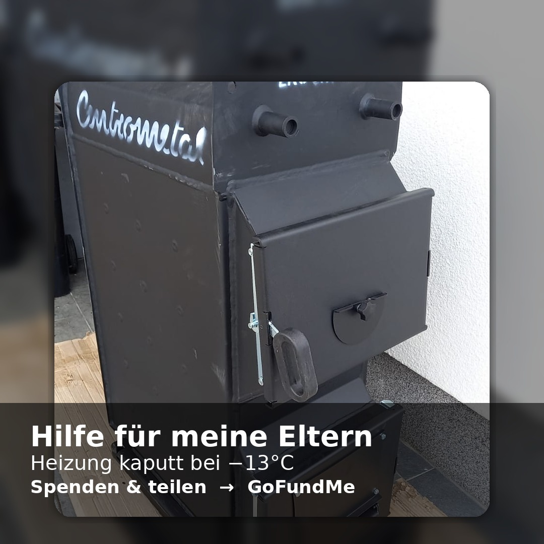 Minus 13 Grad & keine Heizung – bitte helft meinen Eltern campaign photo, 2 of 6