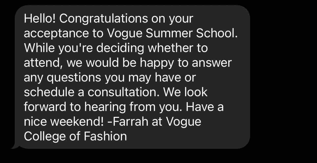 Make My Vogue Education Possible campaign photo, 4 of 5
