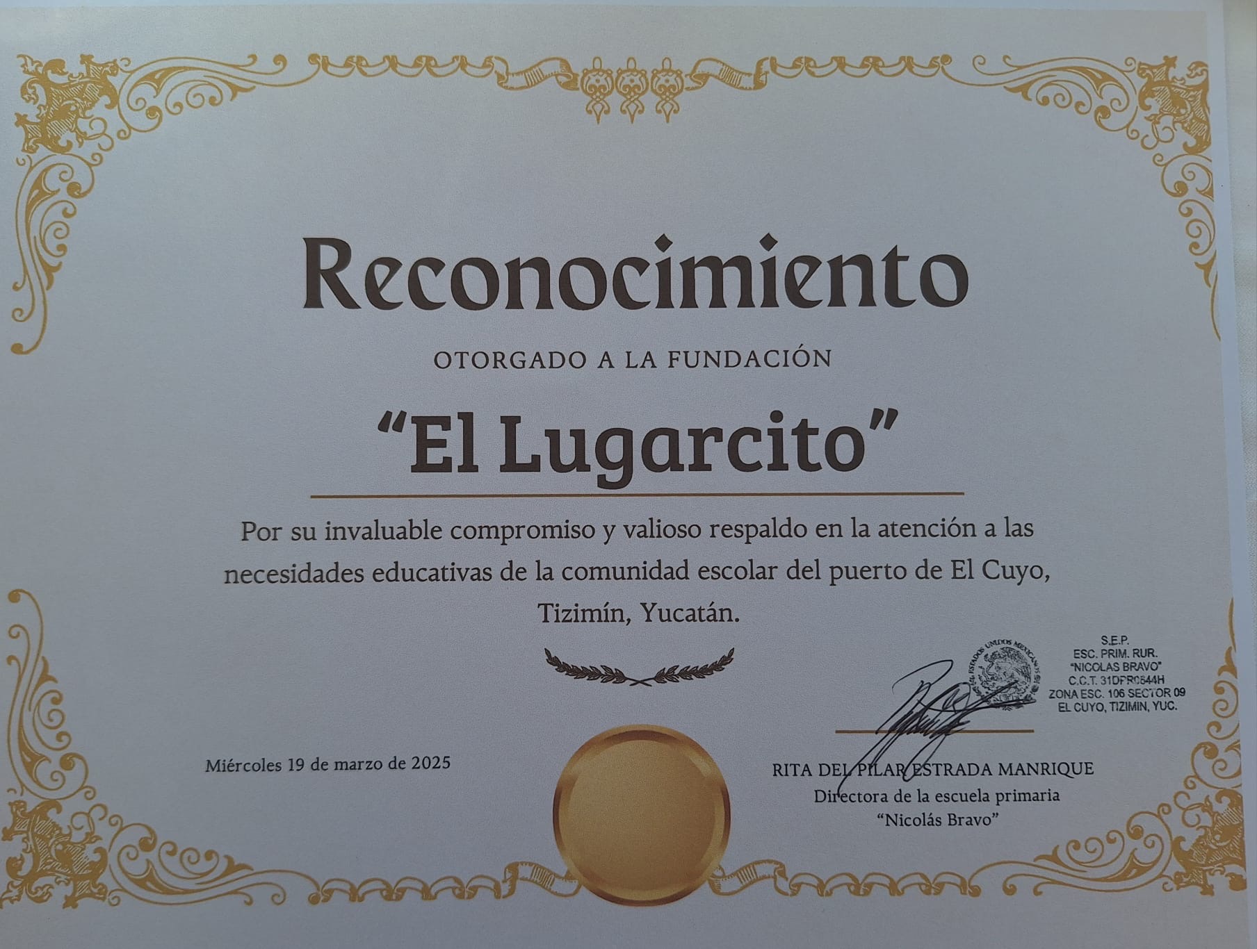 El Cuyo English Program - Nicolas Bravo Primaria campaign photo, 7 of 7