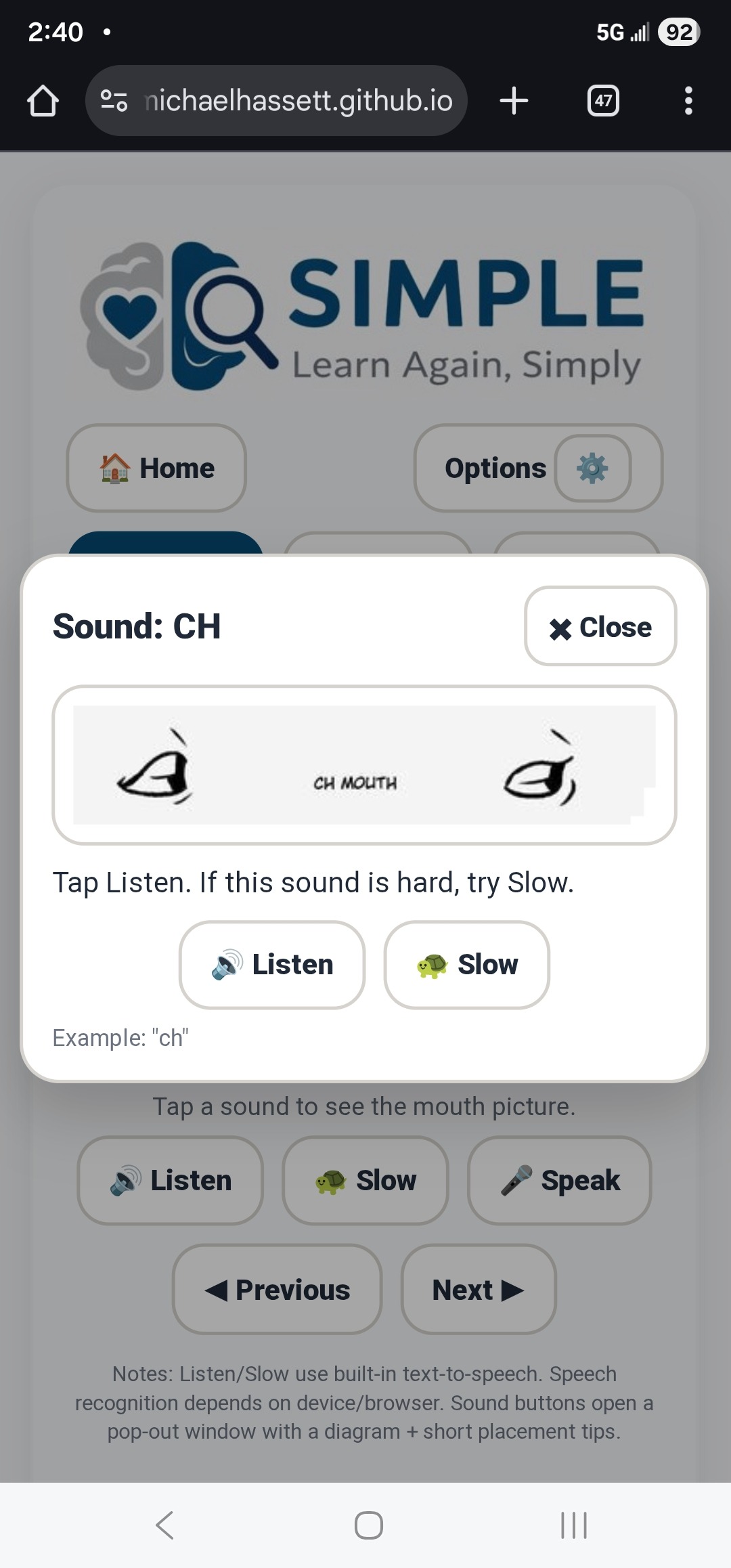 Help Bring "Simple - Speech Recovery" App to iPhone. campaign photo, 6 of 8